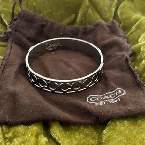 Authentic Silver Coach bracelet